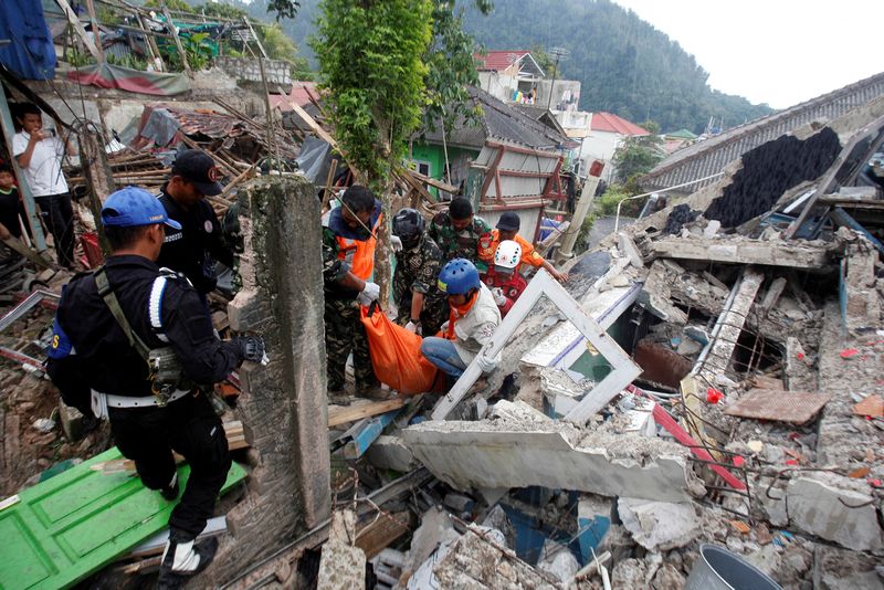 Indonesia quake kills at least 268 people, many of them children at school