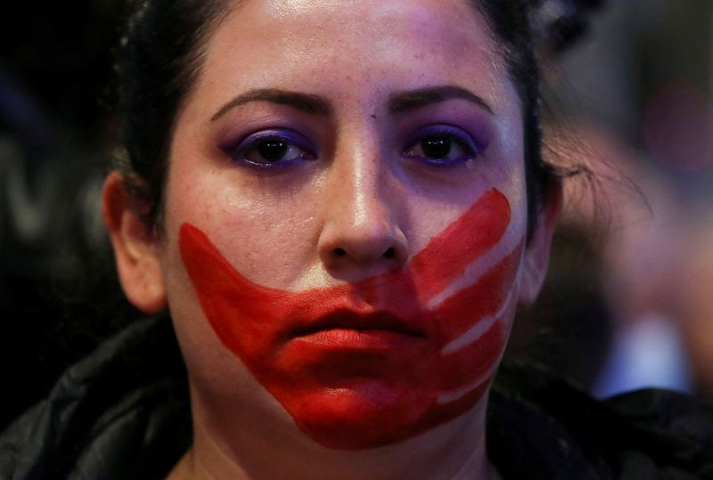 Thousands march in Spain to demand end of violence against women