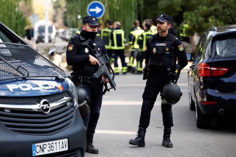 Ukraine embassy, Spanish arms company receive letter bombs -police