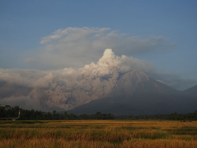 Indonesia evacuates villagers as volcano erupts on Java island