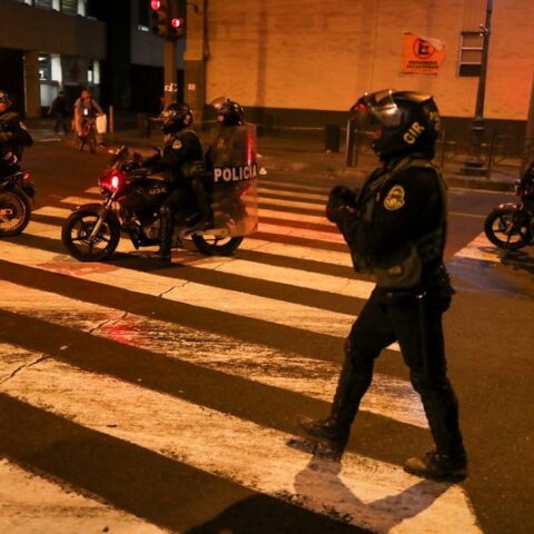 Two dead and four injured in peru protests to demand elections - photo licensed by shore news network.
