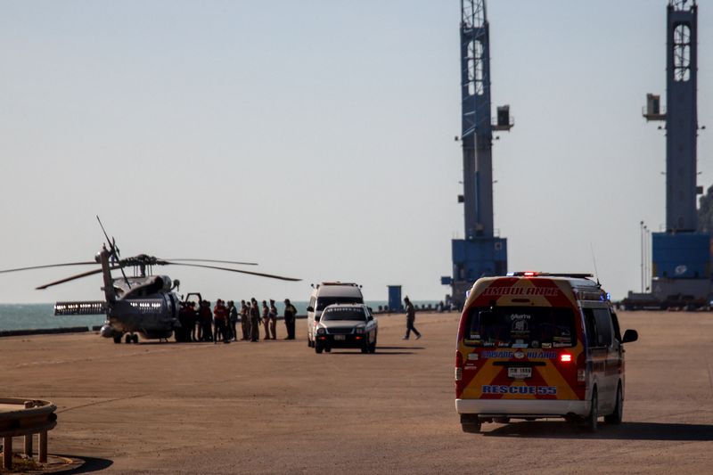 Relatives despair as search continues for Thai marines missing at sea