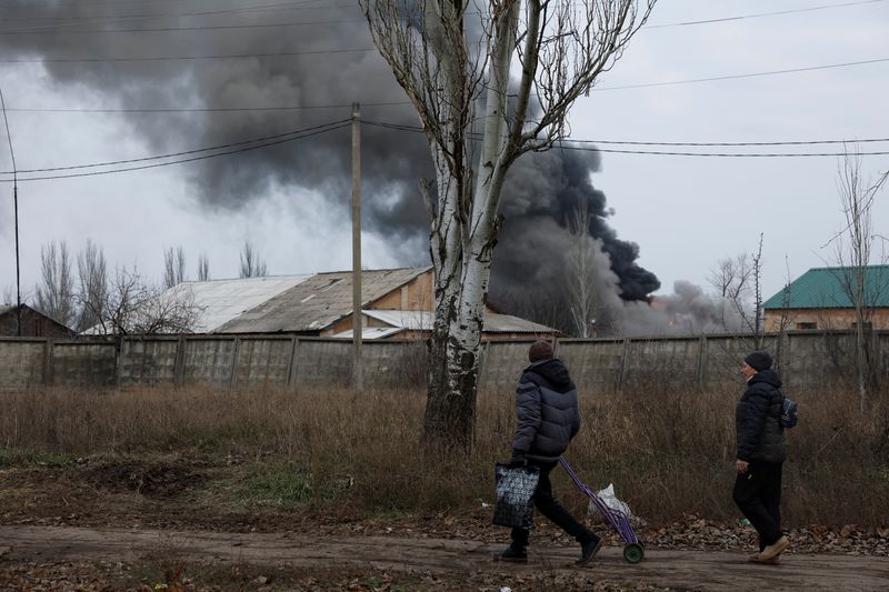 Blast at Russian base after apparent Ukrainian drone penetrates deep