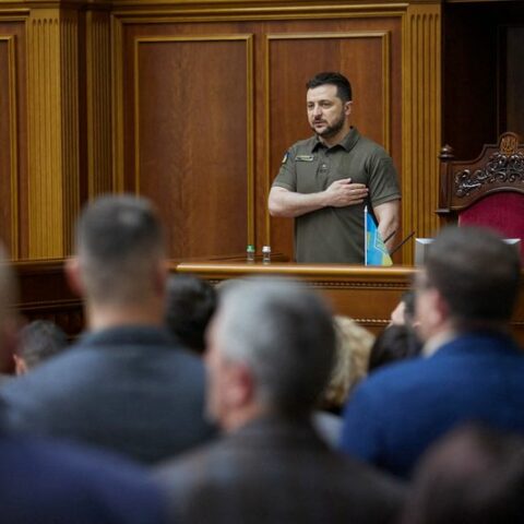 Ukraine 'helped the west find itself again', zelenskiy says - photo licensed by shore news network.