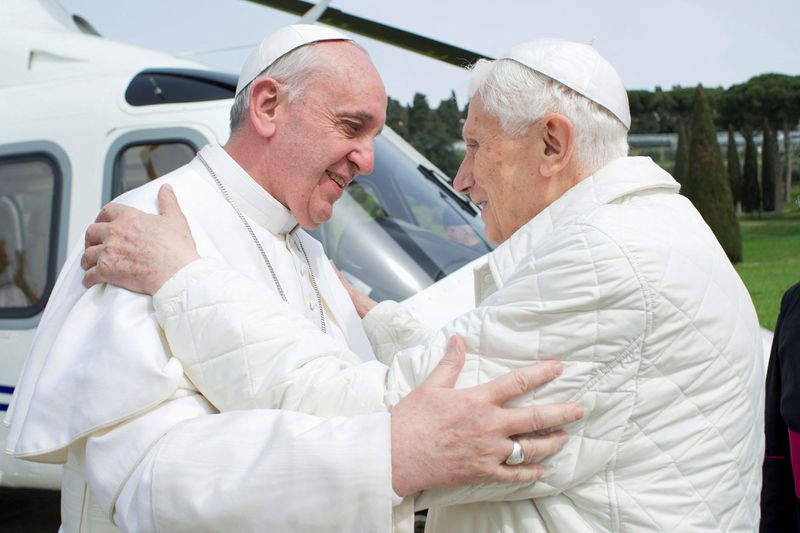 Two popes in the Vatican - sometimes more crowd than company