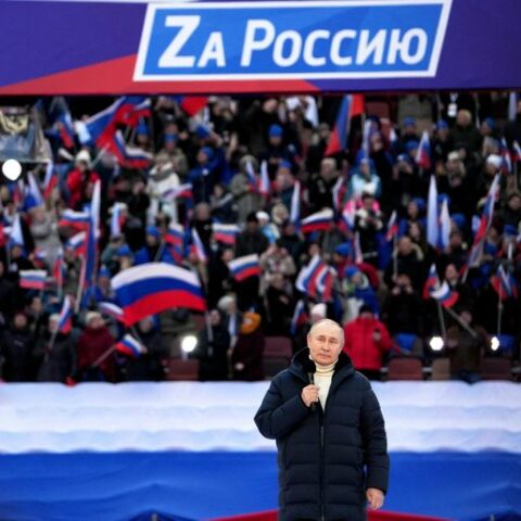 Putin vows russia will prevail in ukraine but glitch hinders tv - photo licensed by shore news network.