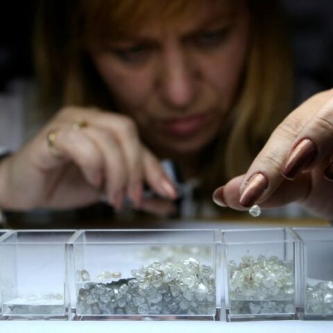 U. S. Boycotts conflict diamond meetings chaired by russia - photo licensed by shore news network.