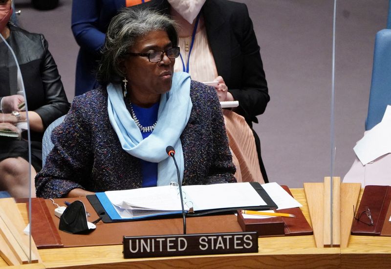 U.S. envoy to U.N. decries 'disturbing' accounts of Ukrainians deported to Russia