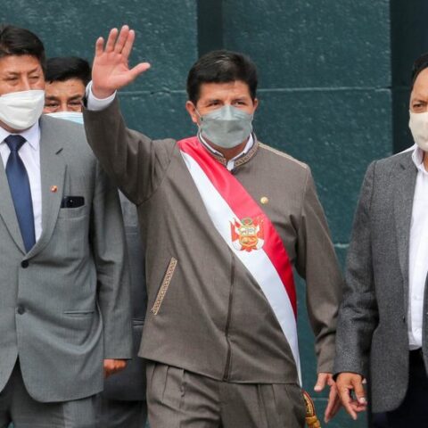 Peru's castillo survives impeachment vote in congress - photo licensed by shore news network.