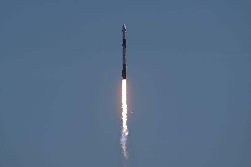 All-private astronaut team lifts off on landmark launch to space station