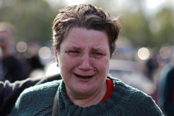 Exhausted evacuees from mariupol steel plant reach safety in ukrainian city