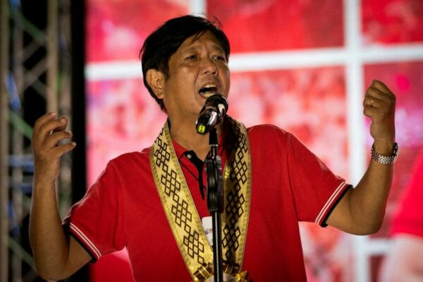 Philippines election a rematch of late dictator's son and rights lawyer