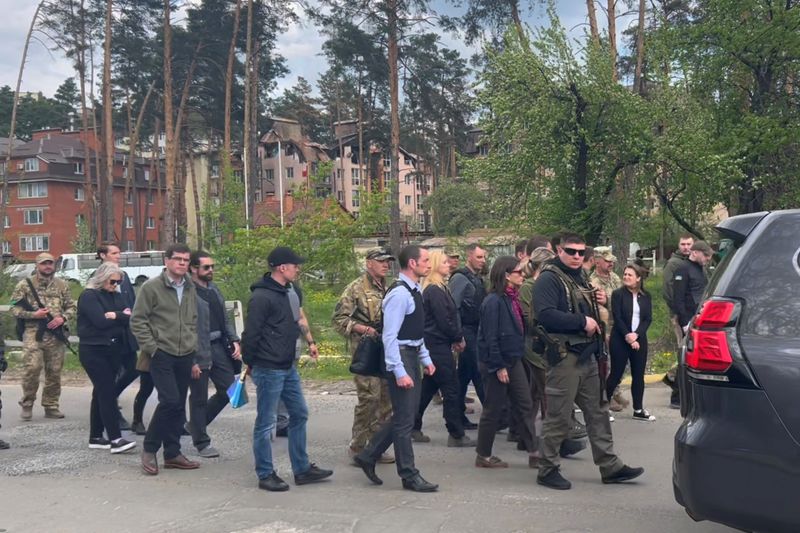 Canadian PM Justin Trudeau visits Irpin in Ukraine, says mayor