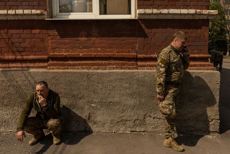 Inside a Ukraine hospital where medics work as rockets fall