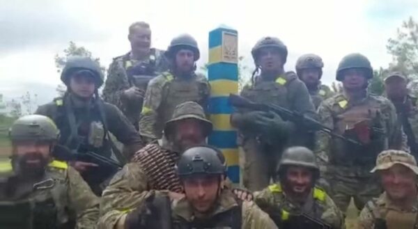 Troops defending kharkiv reached russian border, ukraine says