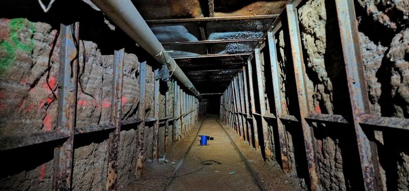 Authorities discover narco-tunnel on U.S.-Mexico border