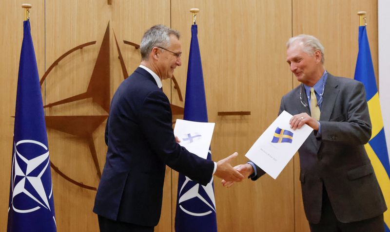 Finland, Sweden apply to join NATO amid Turkish objections