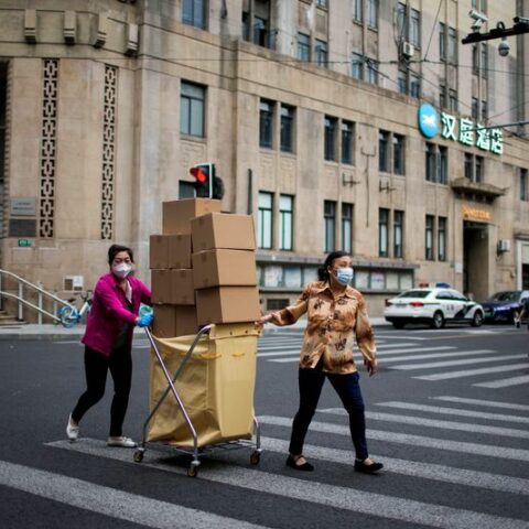 More work to resume in shanghai's zero-covid areas from june - photo licensed by shore news network.