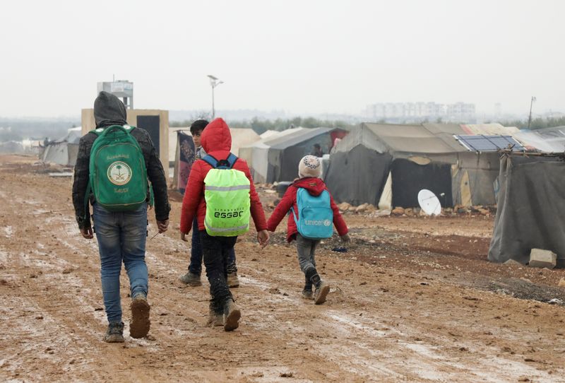 Record numbers of people displaced in their own countries in a 'world falling apart'