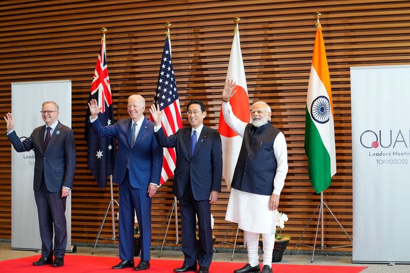 Taiwan overshadows Quad talks, Japan scrambles jets