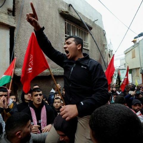 Pro-palestine group chants for ‘intifada revolution’ at historically jewish university - photo licensed by shore news network.