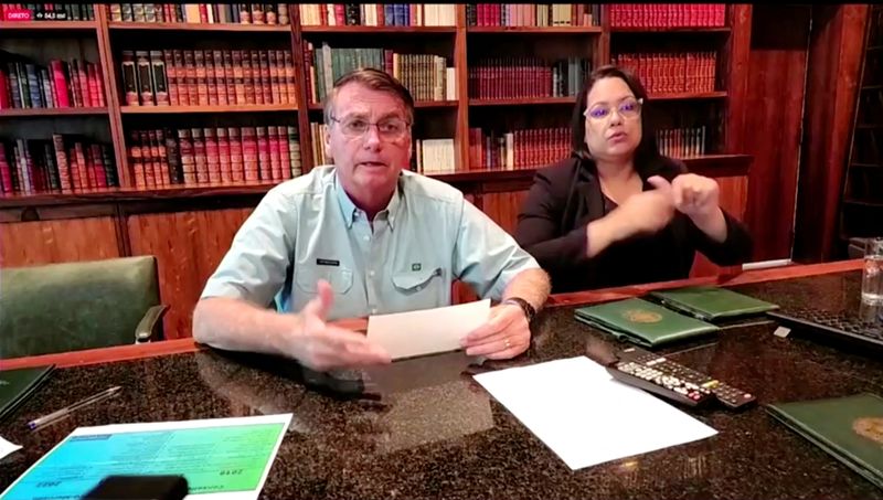 Brazil's Bolsonaro hospitalized in the U.S. with abdominal pain - report