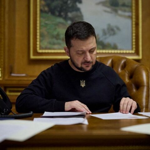 Ukraine's zelenskiy says personnel changes to be made monday, tuesday - photo licensed by shore news network.