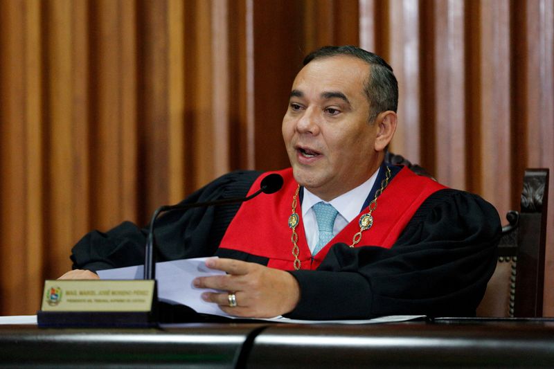 Venezuela former chief justice indicted in U.S. for money laundering