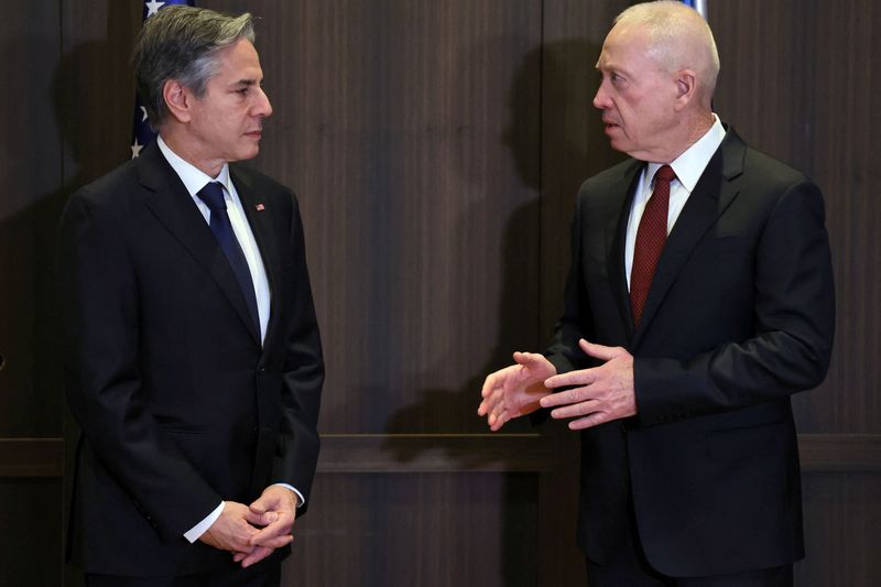 In West Bank, Blinken presses for two-state solution