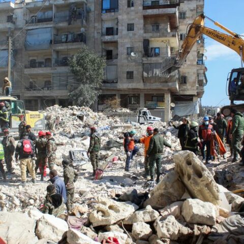 Analysis-earthquake in syria offers leverage to isolated assad - photo licensed by shore news network.