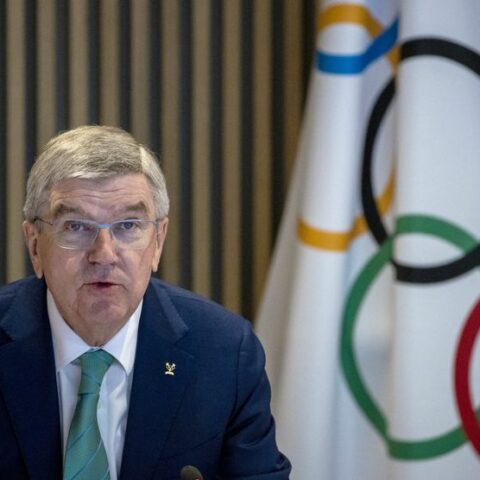 Olympics-ioc president bach urges ukraine to drop paris boycott threat - photo licensed by shore news network.