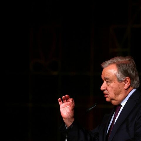 Un chief pushes for more aid access to syria from turkey - photo licensed by shore news network.