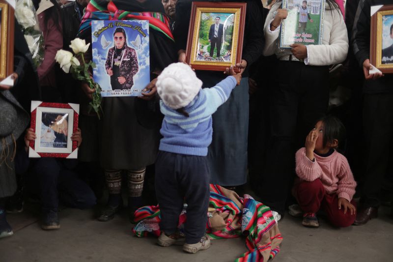 Peruvians march in southern Juliaca to mourn 19 protest dead