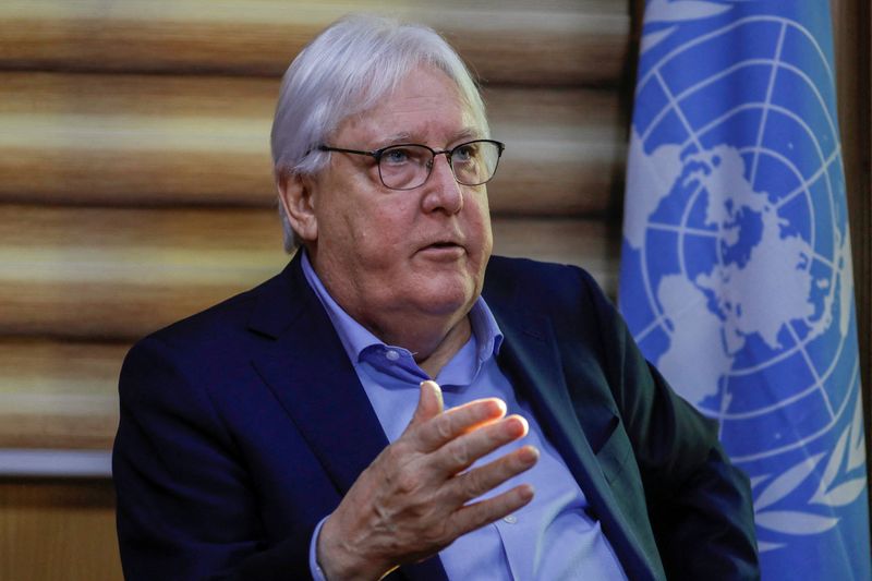 U.N. aid chief says world must remember those displaced by quake in Turkey and Syria