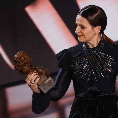 Actress juliette binoche honoured at spanish goya film awards - photo licensed by shore news network.