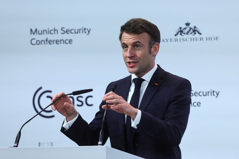 Time for more Ukraine support, not Russia dialogue, Macron says