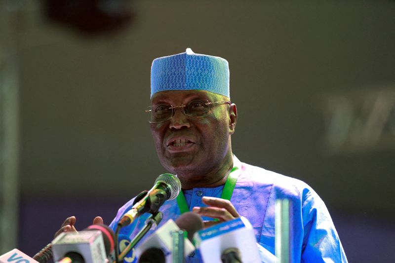 Nigeria's Atiku promises unity, economic bounce in final campaign rally
