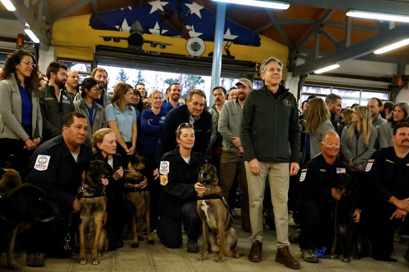Blinken to Turkey: 'the United States is here' with aid