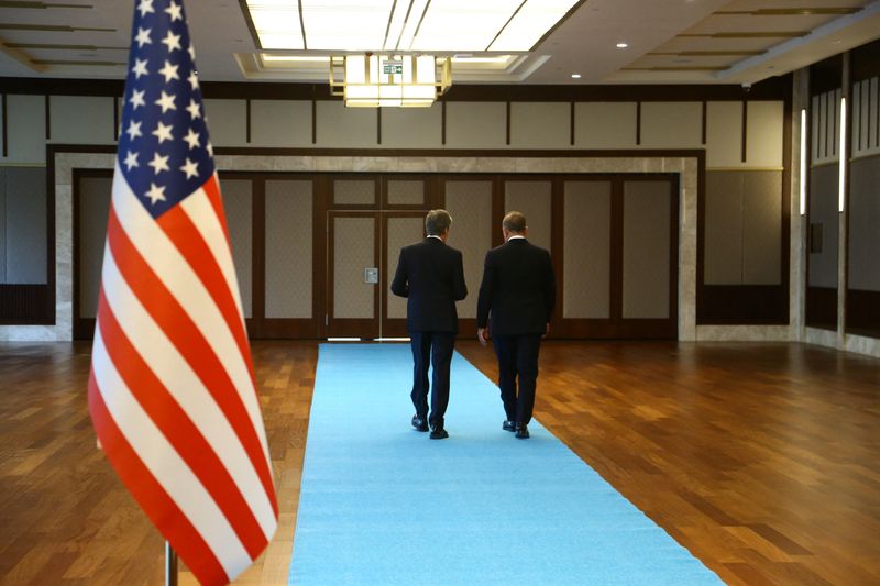 Blinken, in Turkey, urges speedy Nordics accession to NATO