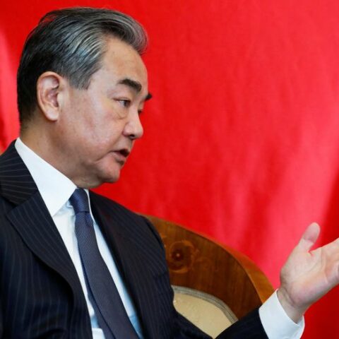 China's top diplomat urges end to hostilities ahead of moscow visit - photo licensed by shore news network.