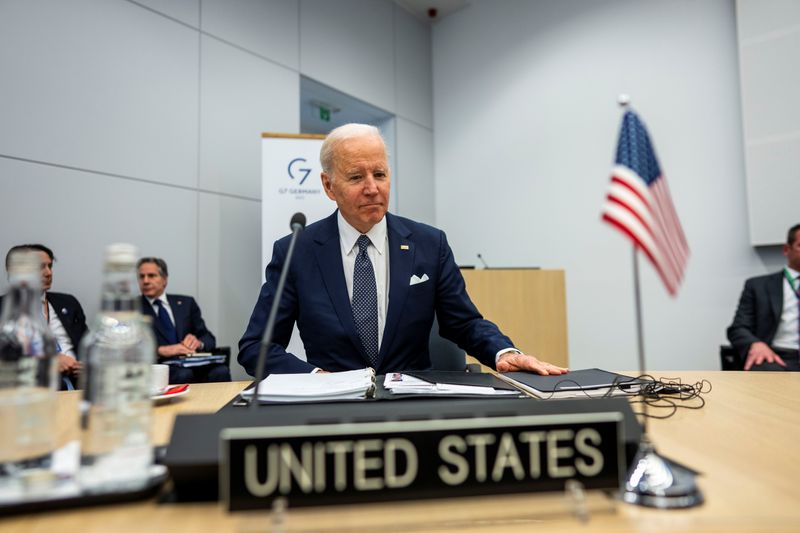 U.S. to impose new sanctions on Russia as Biden meets with allies