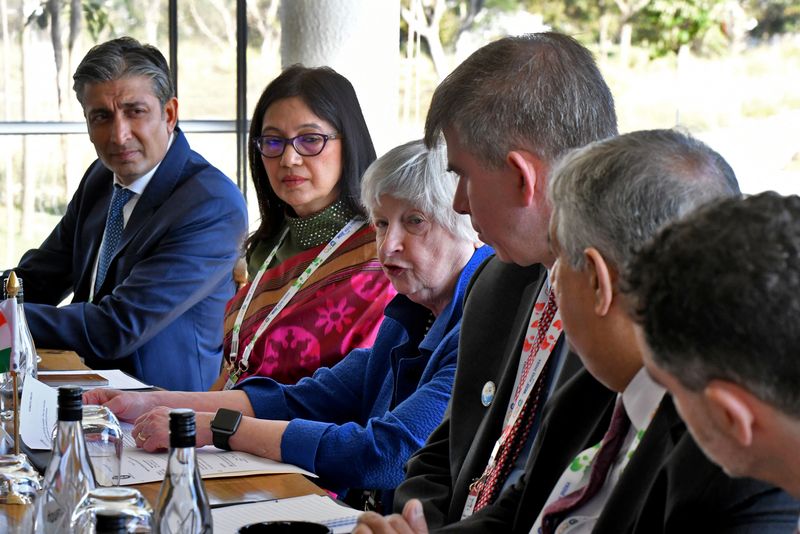 Yellen says 'absolutely necessary' for G20 to condemn war in Ukraine