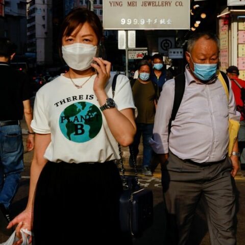 Hong kong to scrap covid mask mandate from march 1 - photo licensed by shore news network.
