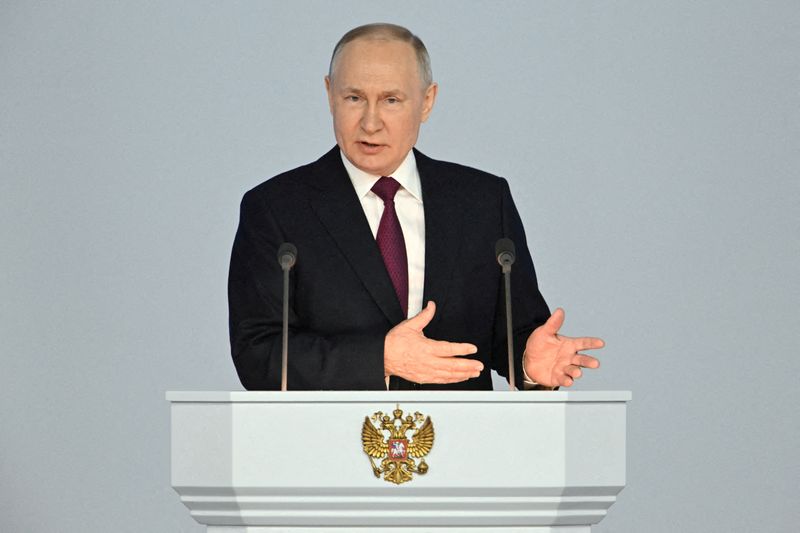 Putin tells FSB security service to raise its game against Western spy agencies