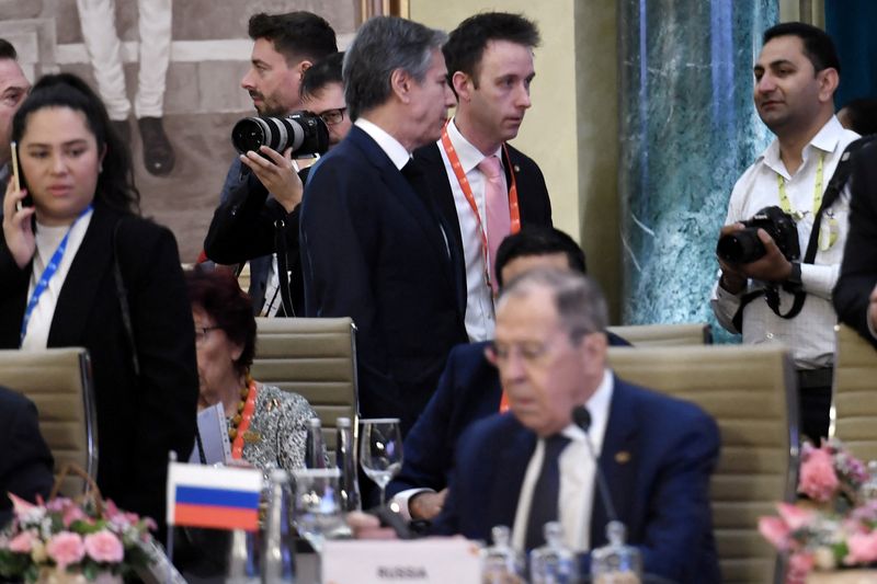 Blinken, Lavrov meet for first time since Ukraine invasion