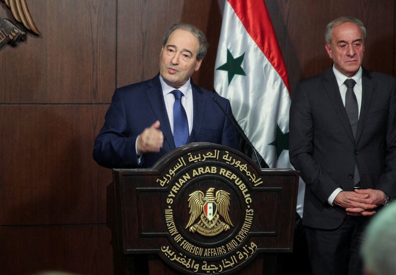 Syria says U.S. statement sanctioning security official "falsifies facts"