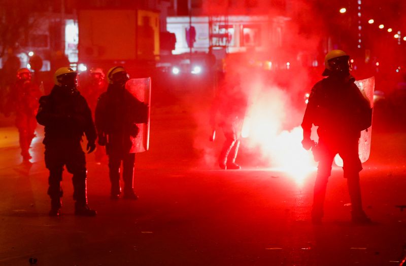 Tens of thousands march in Greece in angry train crash protest