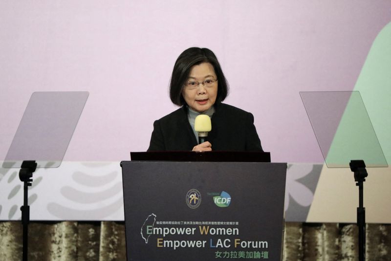 Taiwan president plans 'transit' in Los Angeles, New York -government minister