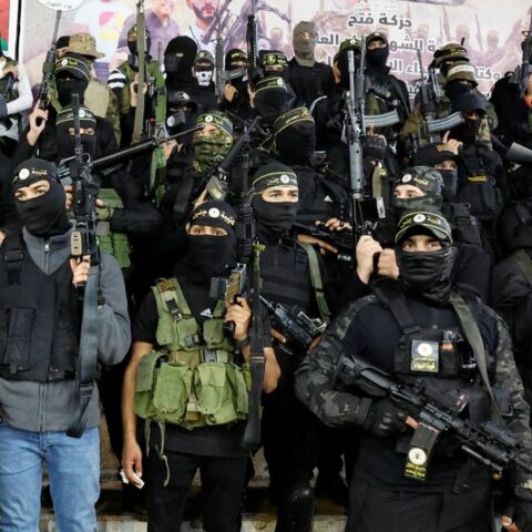 A new intifada? Young palestinian fighters rise as west bank boils - photo licensed by shore news network.