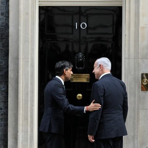 Uk pm sunak raised judicial reforms with israel's netanyahu - sunak's office - photo licensed by shore news network.